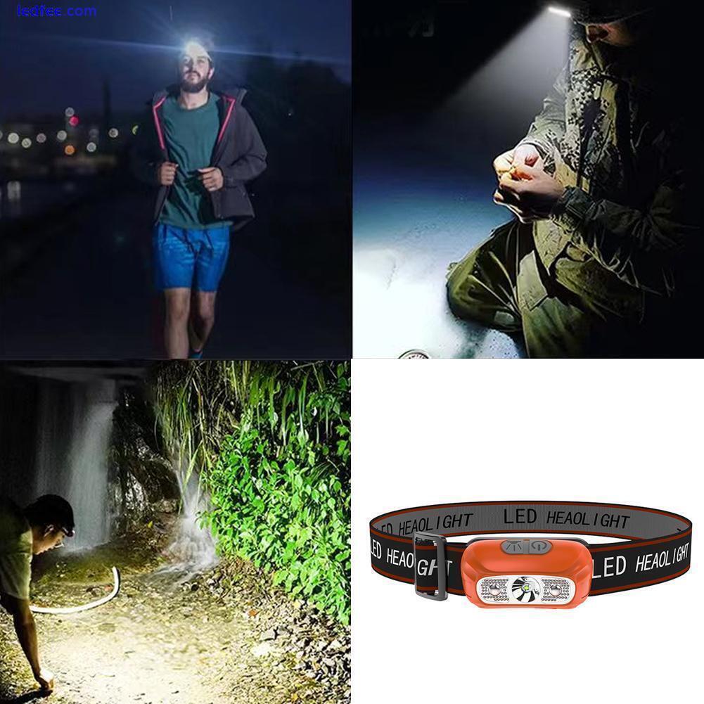 Headlamp Motion Sensor LED Work Lamp Rechargeable Head Lights Hot Torch Y2C2 4 
