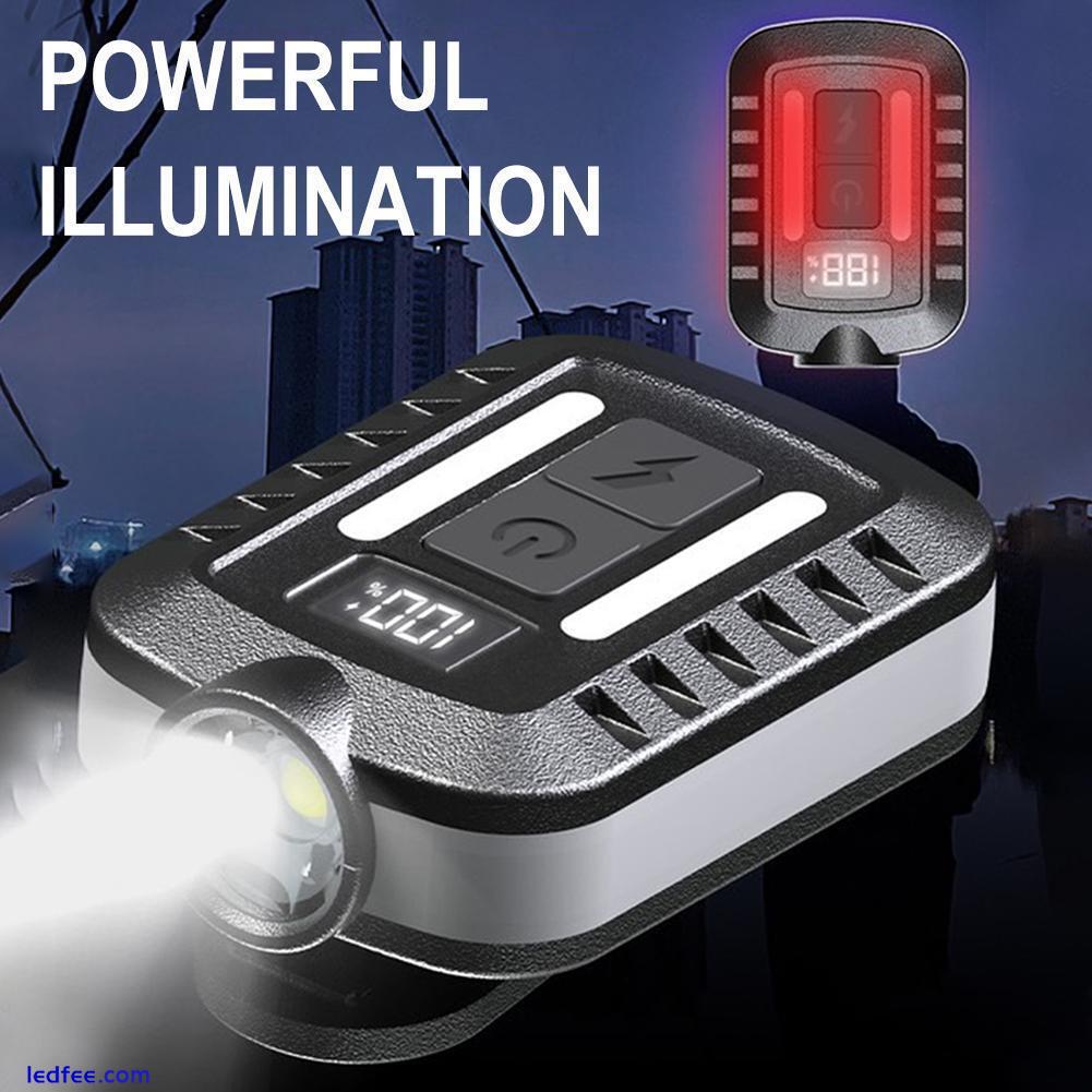 Super1x Bright Head Torch Headlight LED COB USB Rechargeable Headlamp Waterproof 0 