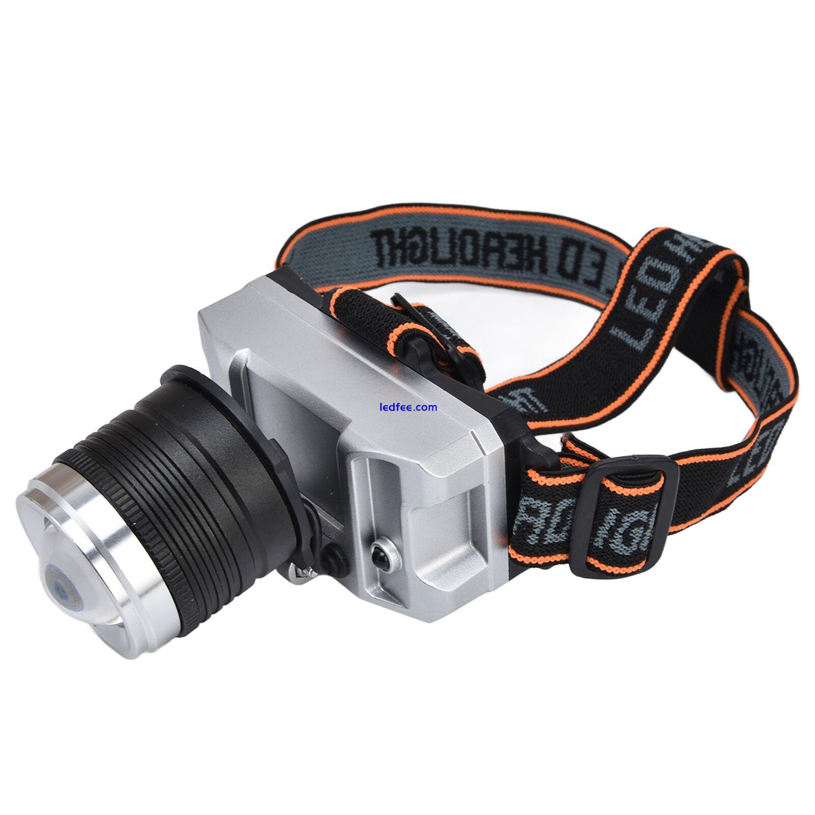 02 015 Zoomable Headlight LED Headlight USB Rechargeable Powerful Light 3 4 