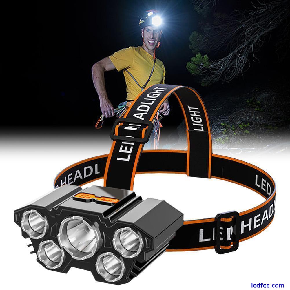 LED Headlamps Rechargeable Headlight Head Torch Work Lamps R4 Hot L1N8 A1E7 0 