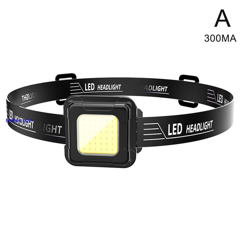 LED Outdoor Headlamp Super Bright via USB Rechargeable Head Mounted N0P3 5 