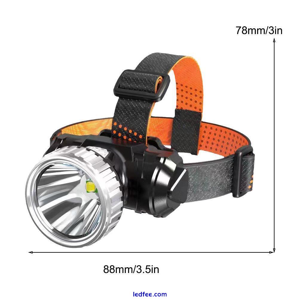 1200 mah Handfress Motion Sensor Powerful LED Headlight Head uk Lamp Q9S0 4 