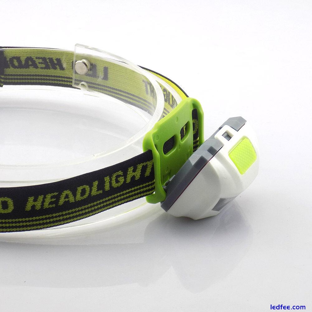 Mini Headlamp flashlight white Led light AAA Battery Frontal head Torch Hunting 1 