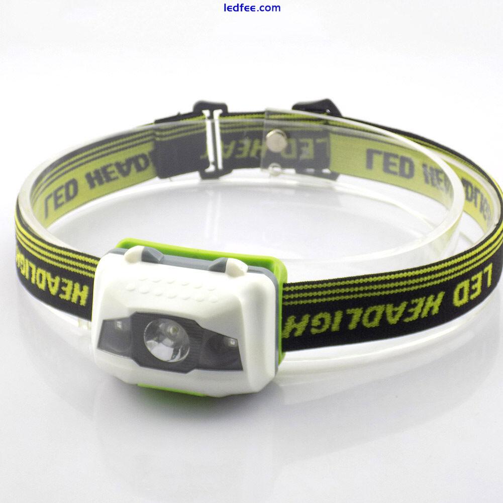 Mini Headlamp flashlight white Led light AAA Battery Frontal head Torch Hunting 0 