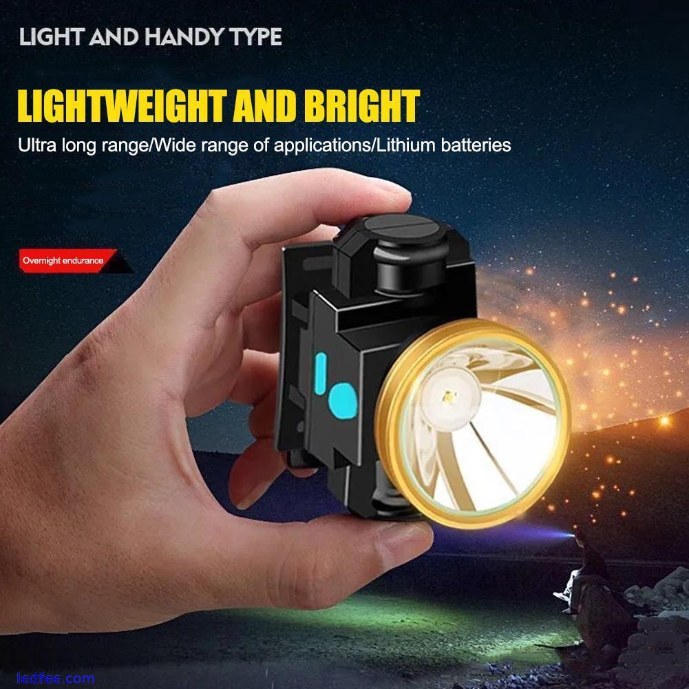 Rechargeable High Power Headlamp Outdoor LED Spotlight Waterproof 0 