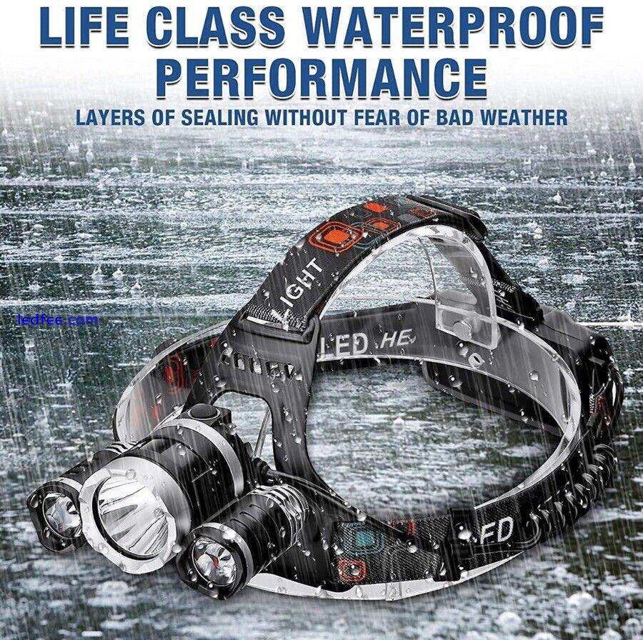 Rechargeable LED Headlamp, 10000 Lumens 0 