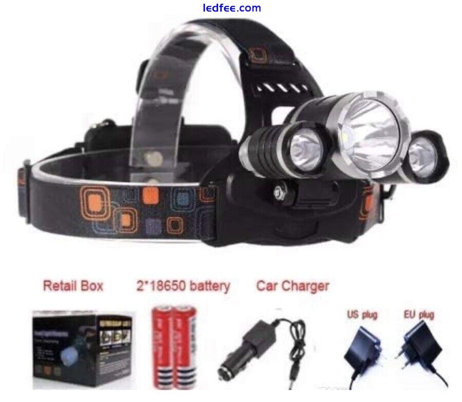 Rechargeable LED Headlamp, 10000 Lumens 5 