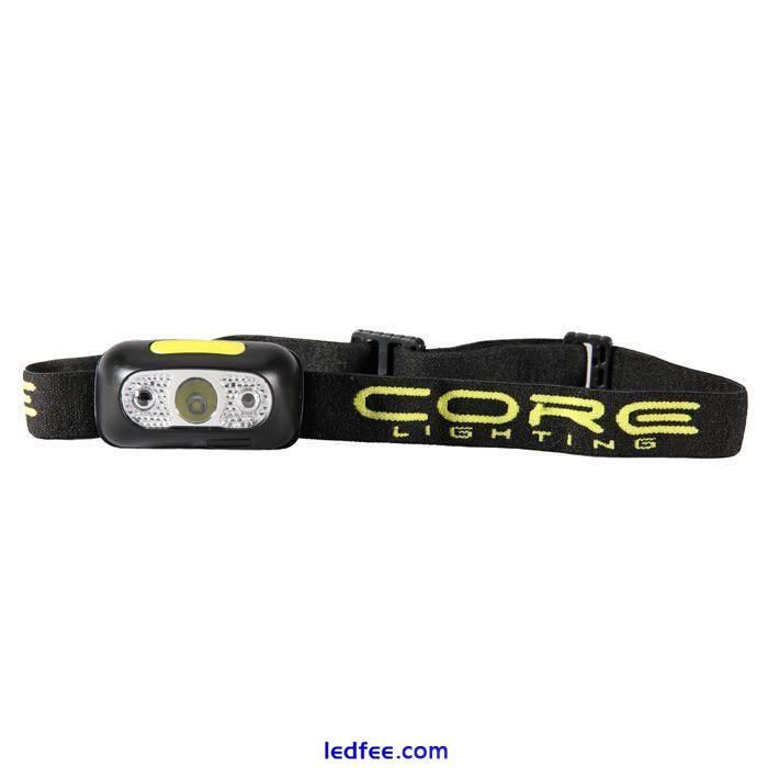 CORE Lighting CLH200 LED Rechargeable Head Torch With Sensor Powerful Light NEW 2 