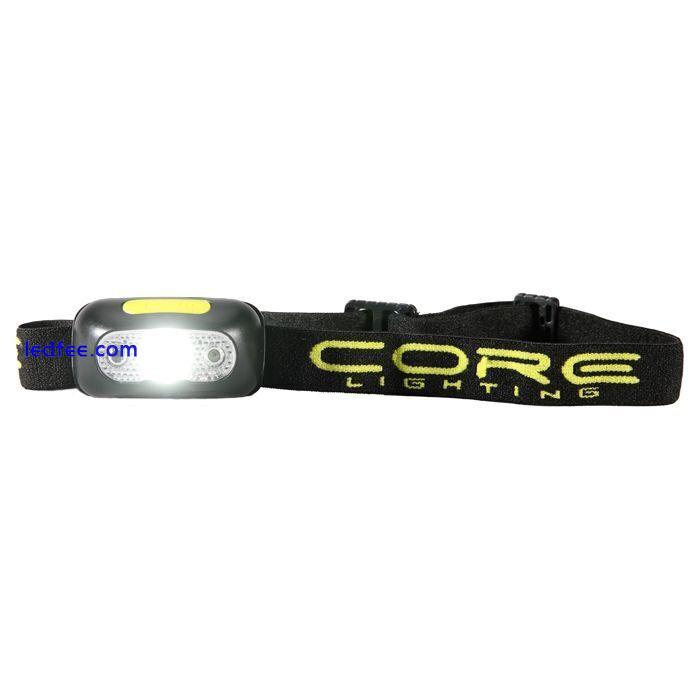 CORE Lighting CLH200 LED Rechargeable Head Torch With Sensor Powerful Light NEW 1 
