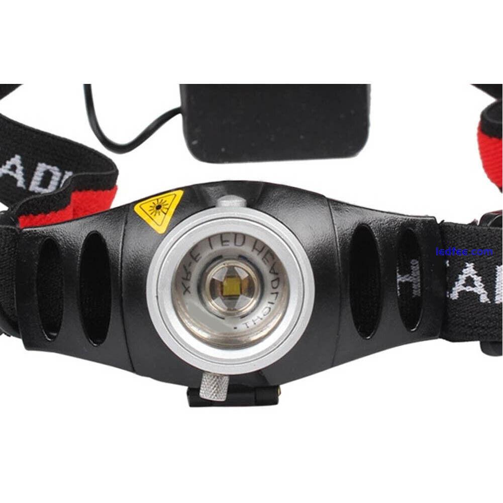 500 lumens Adjustable Focus LED Headlamp HeadLight Torch Flashlight Bright# 1 