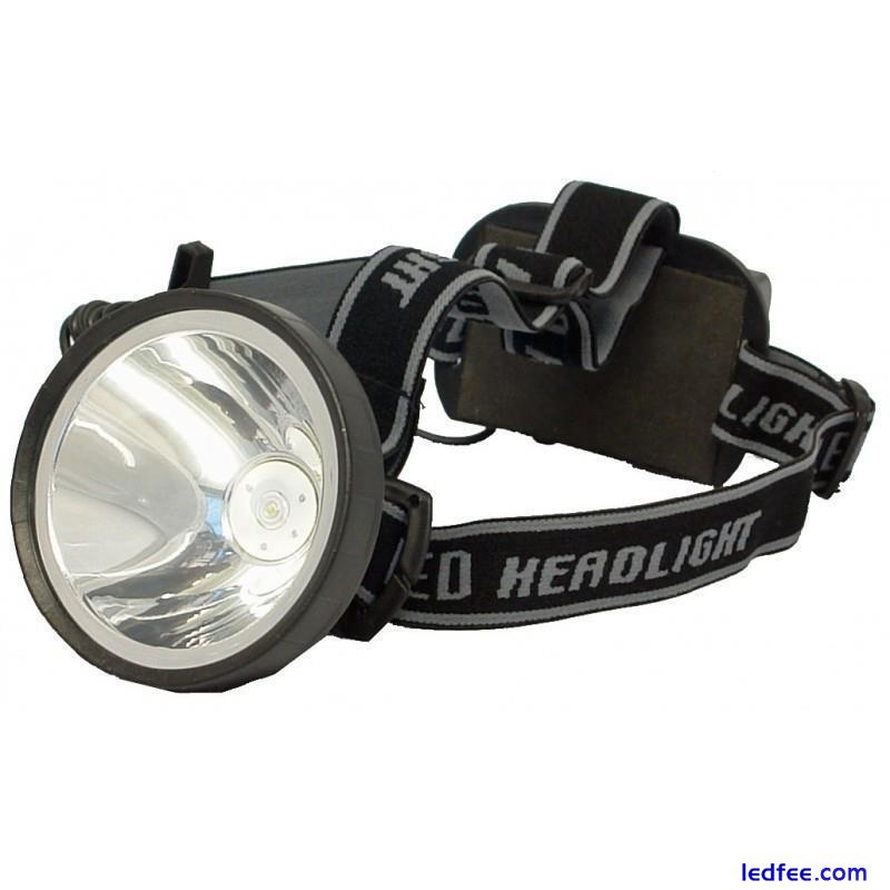 Clulite HL13 250m LED Wide & Spot Rechargeable Headlamp Dog Walking Security etc 0 
