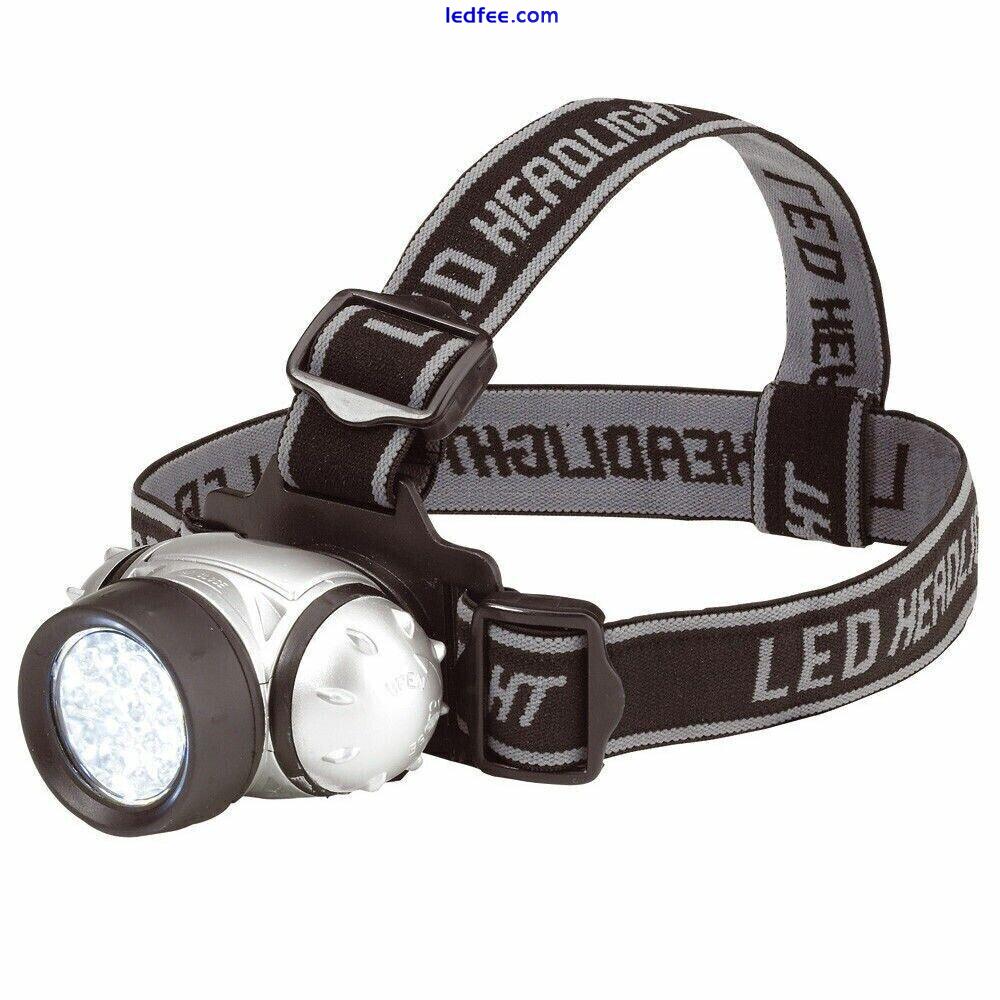 12 LED Head Torch Lamp Light Bright Outdoor Waterproof For Camping Fishing Work 1 