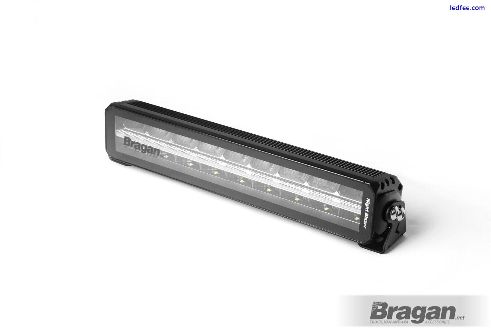 12v 24v Night Blazer 17" Dual Row LED Light Bar With DRL Park Light Row Function 5 