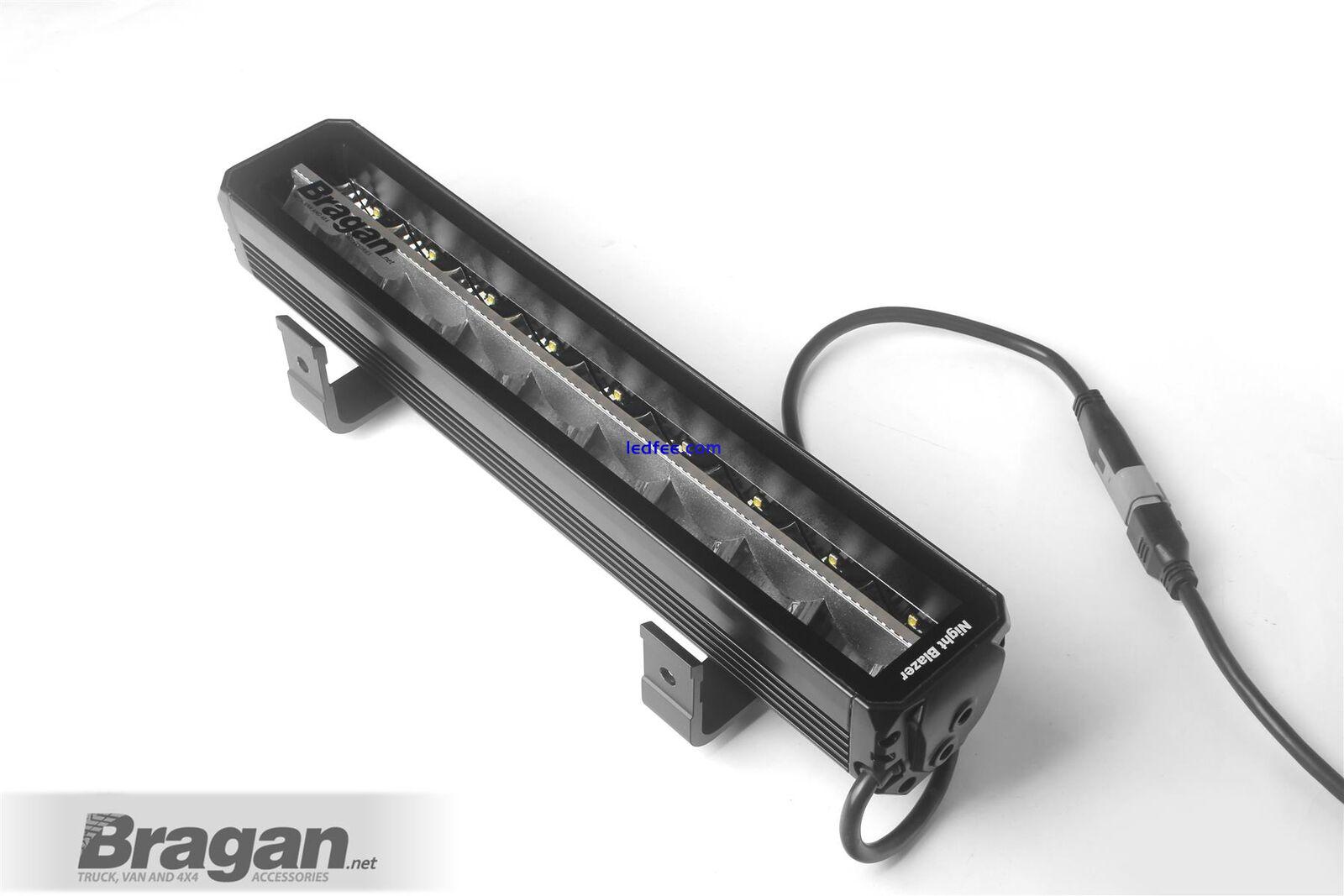 12v 24v Night Blazer 17" Dual Row LED Light Bar With DRL Park Light Row Function 0 