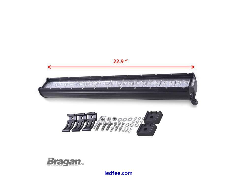 LED Spot Bar 22.9inch + DRL Parking Light 7D 12v 24v Lights Aluminium Accessory 2 