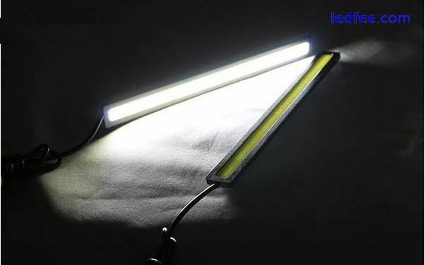 17cm Waterproof 12VLED COB BAR DRL Driving Daytime Running Light Bulb Fog Lamp 4 