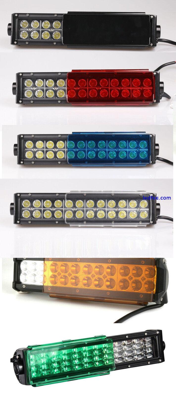 Led Work Light Bar Cover 6 Colors 6" 8" For 12" 20" 24" 32" 42" 50" 52" 54" Bar 1 