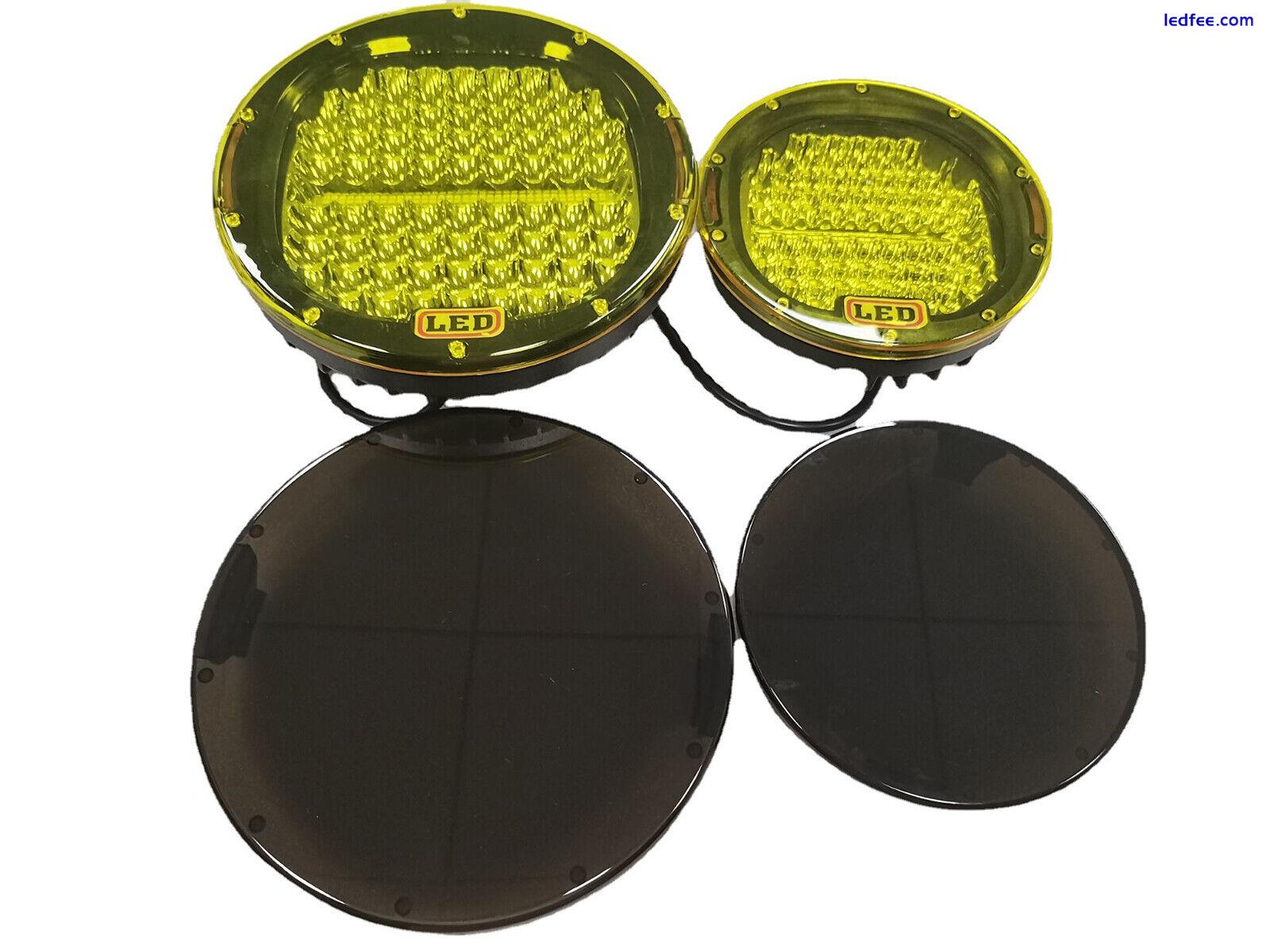 7inch 9 Inch Round Off-road Led Work Light Driving Spot Flood Protect Lens Cover 0 