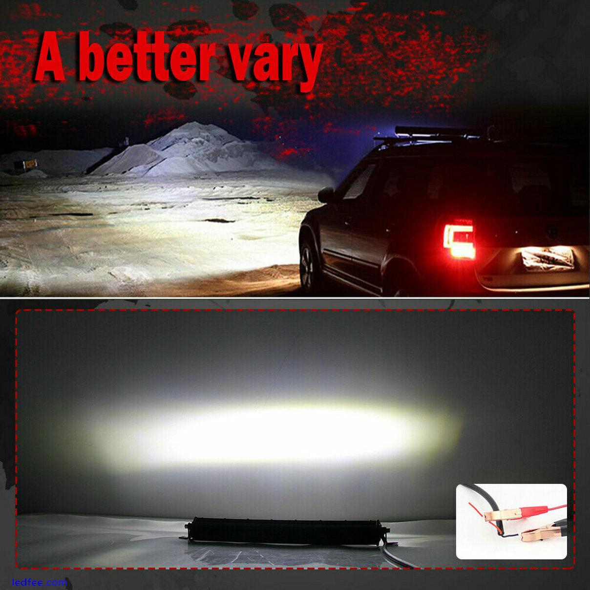 7 inch LED Work Light Bar Flood Spot Beam Offroad 4WD SUV Driving Fog Lamp Hot 4 