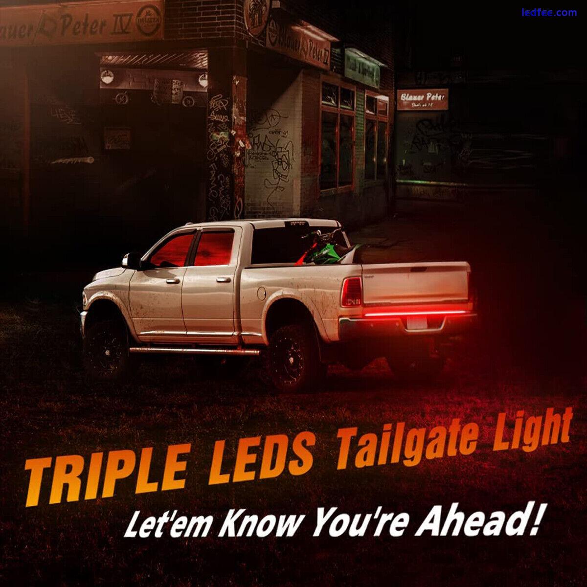 60" inch 432-LED Truck Strip Tailgate Turn Signal Brake Tail Reverse Light Bar 0 