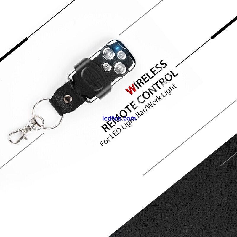 Wireless Remote Control Switch ON/Off Strobe For LED Work Light Bar Offroad 2 