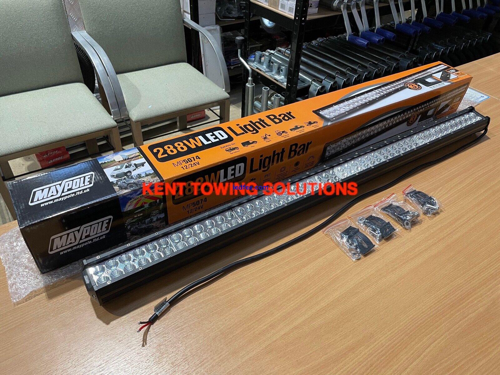 NEW LARGE 1115mm 288W LED 12V / 24V Light Bar For Trucks✅ 4X4✅ Van✅ Land Rover✅ 0 