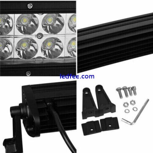 50 inch Curved 288W LED Work Light Bar Spot OffRoad SUV Lamp Car Light 4WD Truck 5 