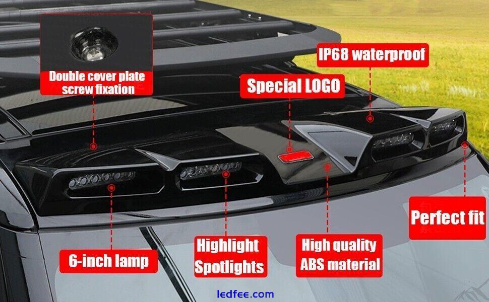 Fit For Land Rover DEFENDER 2020-2023 Top Lamp Roof Light Bar Led Light Bar 3 