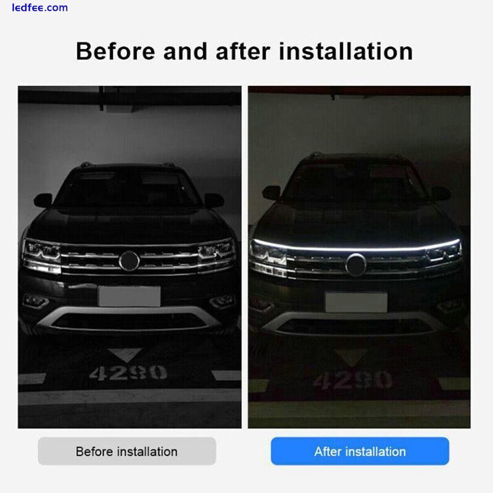 Signal Light LED Strip Tube LED Hood Lamp Car Daytime Running Light Strip 5 