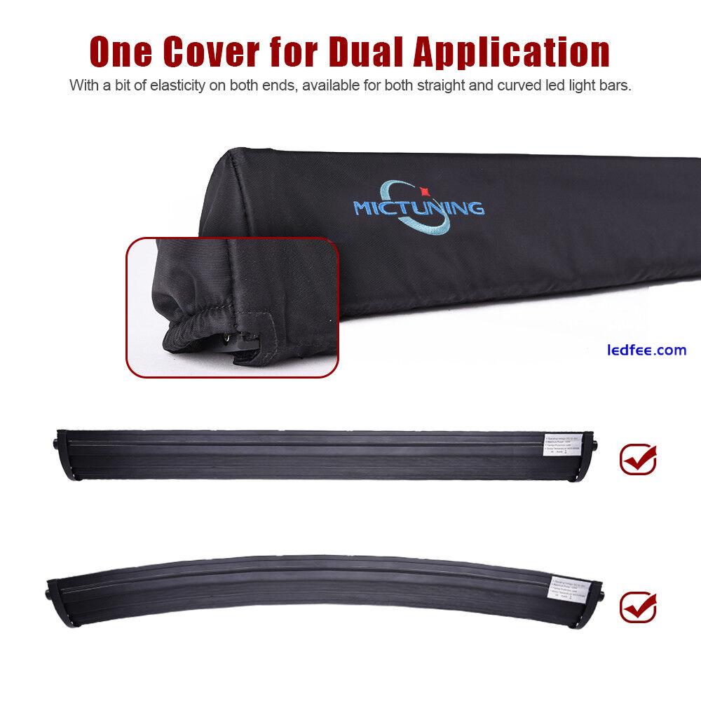 Universal 32" Straight / Curved LED Light Bar Premium Gear Sleeve All-weather 4 