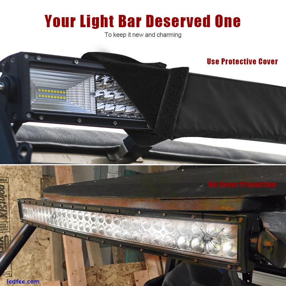 Universal 32" Straight / Curved LED Light Bar Premium Gear Sleeve All-weather 0 