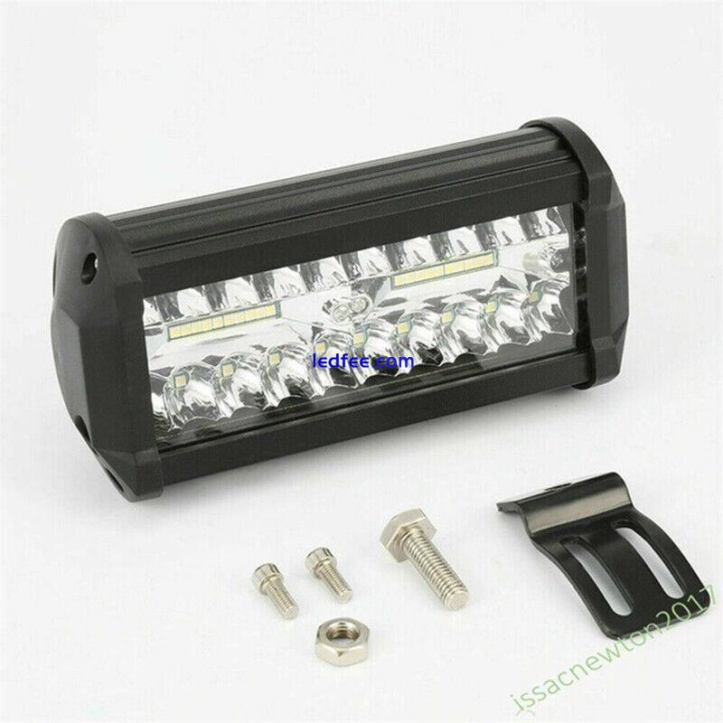 120W 7''Car LED Work Light Bar Spot Flood Beams Combo for Off-road SUV TSEH1 1 