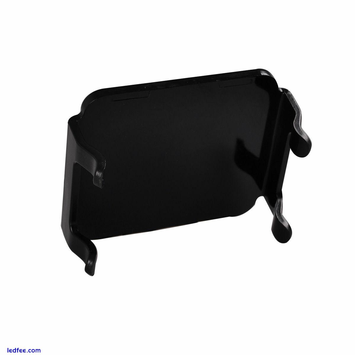 2x Led Light Bar Black Lens Cover For 3x3" 12W 18W Square Cube Pods ATV SUV 4X4 5 
