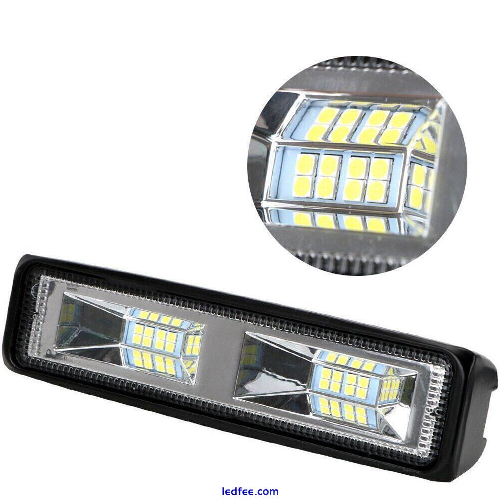 1/2x 48W LED Work Light Bar Lamp Driving Fog For Offroad Boat SUV Car Truck F7Z7 4 