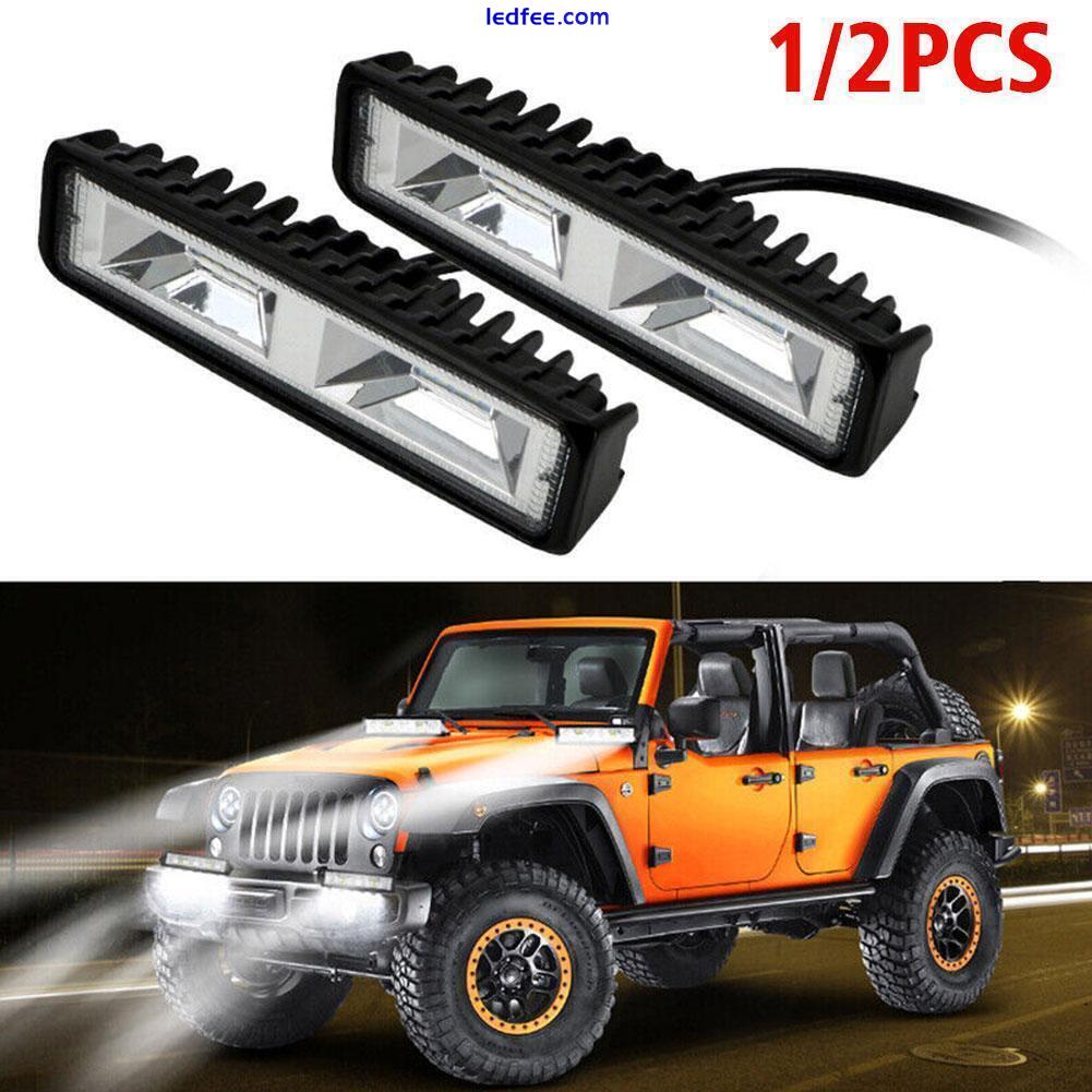 1/2x 48W LED Work Light Bar Lamp Driving Fog For Offroad Boat SUV Car Truck F7Z7 1 