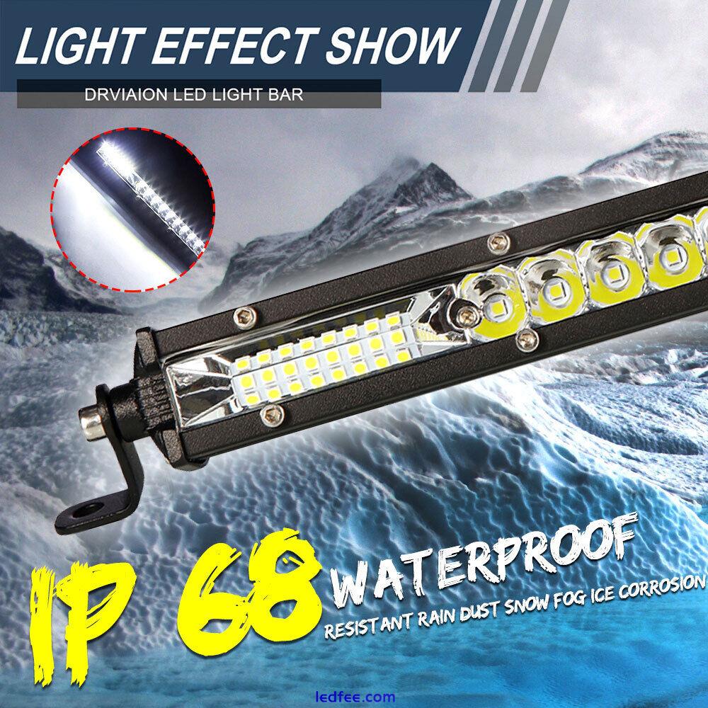 12" LED Work Light Bar Lamp Driving For Off road SUV 4WD Car Boat Truck Car 0 