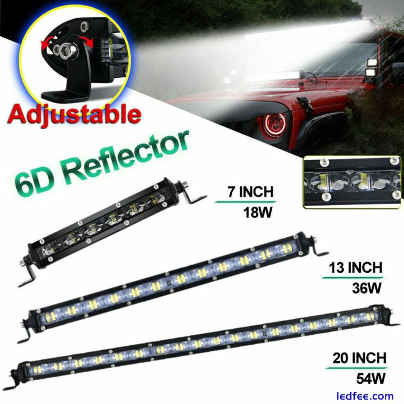 Super Hell LED Lightbar 7-20 Zoll Lichtbalken Arbeitsscheinwerfer 12V Offroad 0 