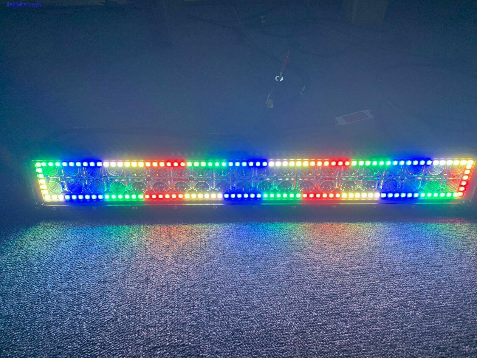 RGB Chasing 30" LED Light Bar ATV UTV 4x4 SxS LED LED Offroad Light Bluetooth 4 