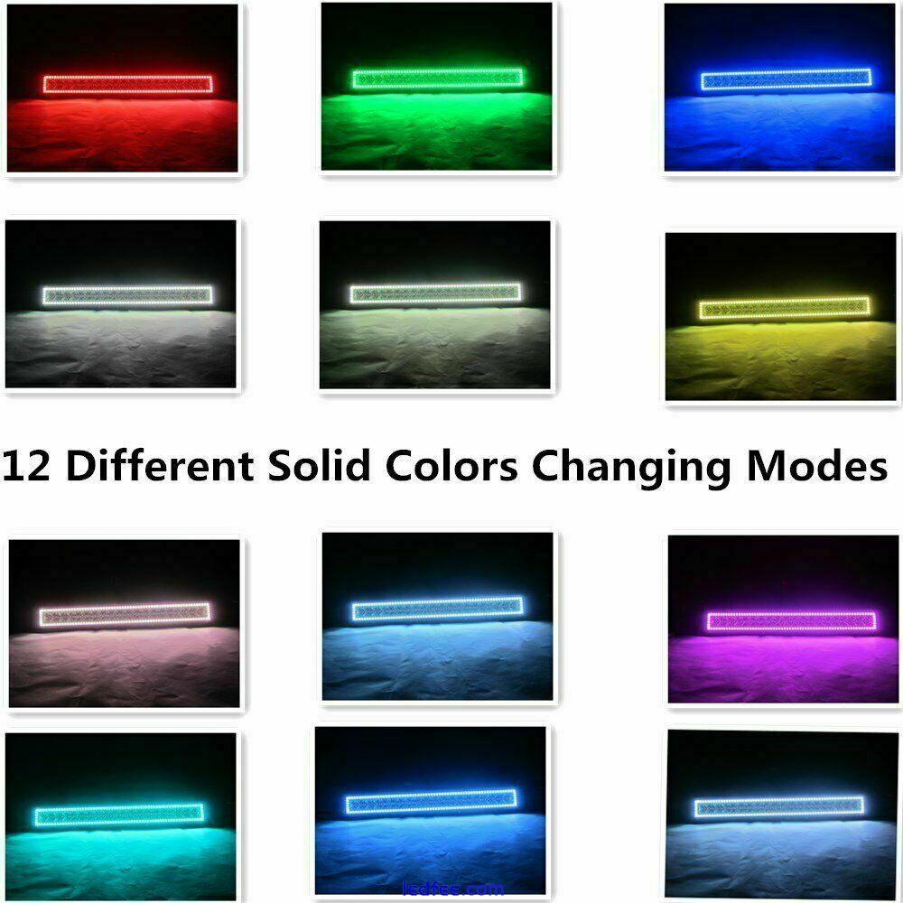 30 INCH LED Off-Road Light LED Light Bar RGB Chasing Halo RZR LED Driving Lights 0 
