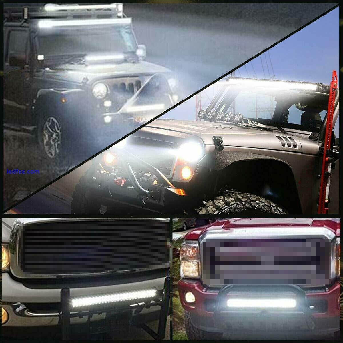 7inch 60W Slim LED Work Light Bar Spot Dual Row Truck ATV Offroad VS 13" 14" 10" 2 