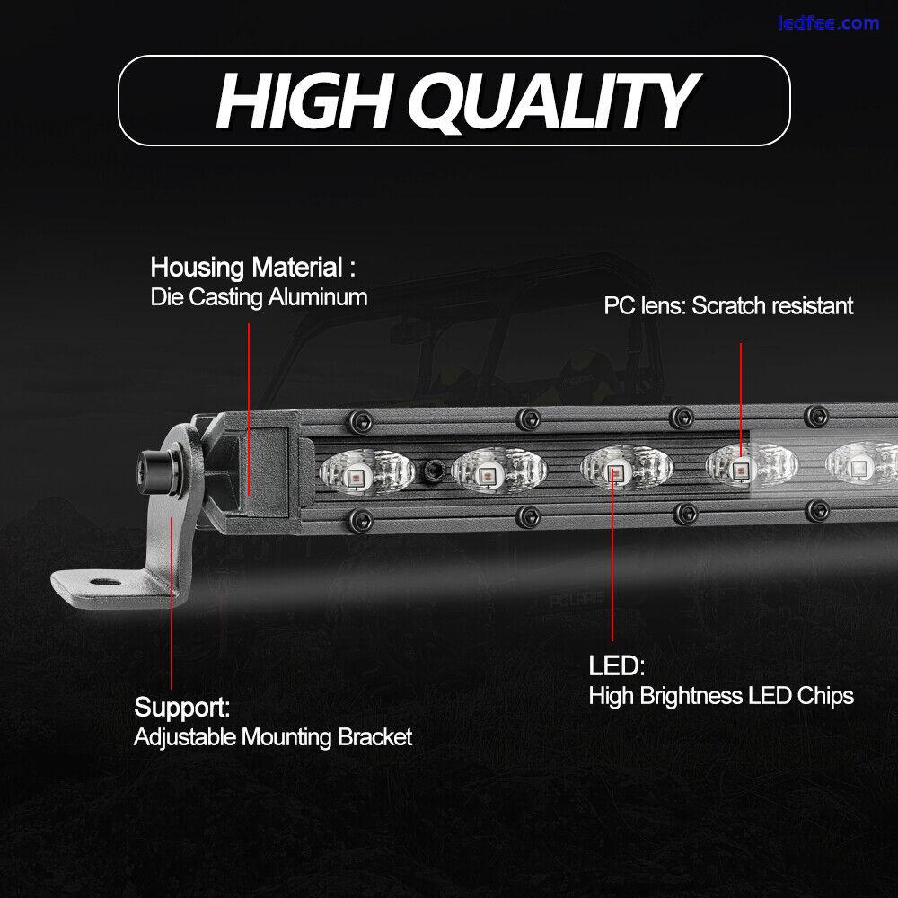 37" 31" 20" Rear Chase LED Light Bar w/ Reverse For Polaris RZR CAN-AM X3 Honda 3 