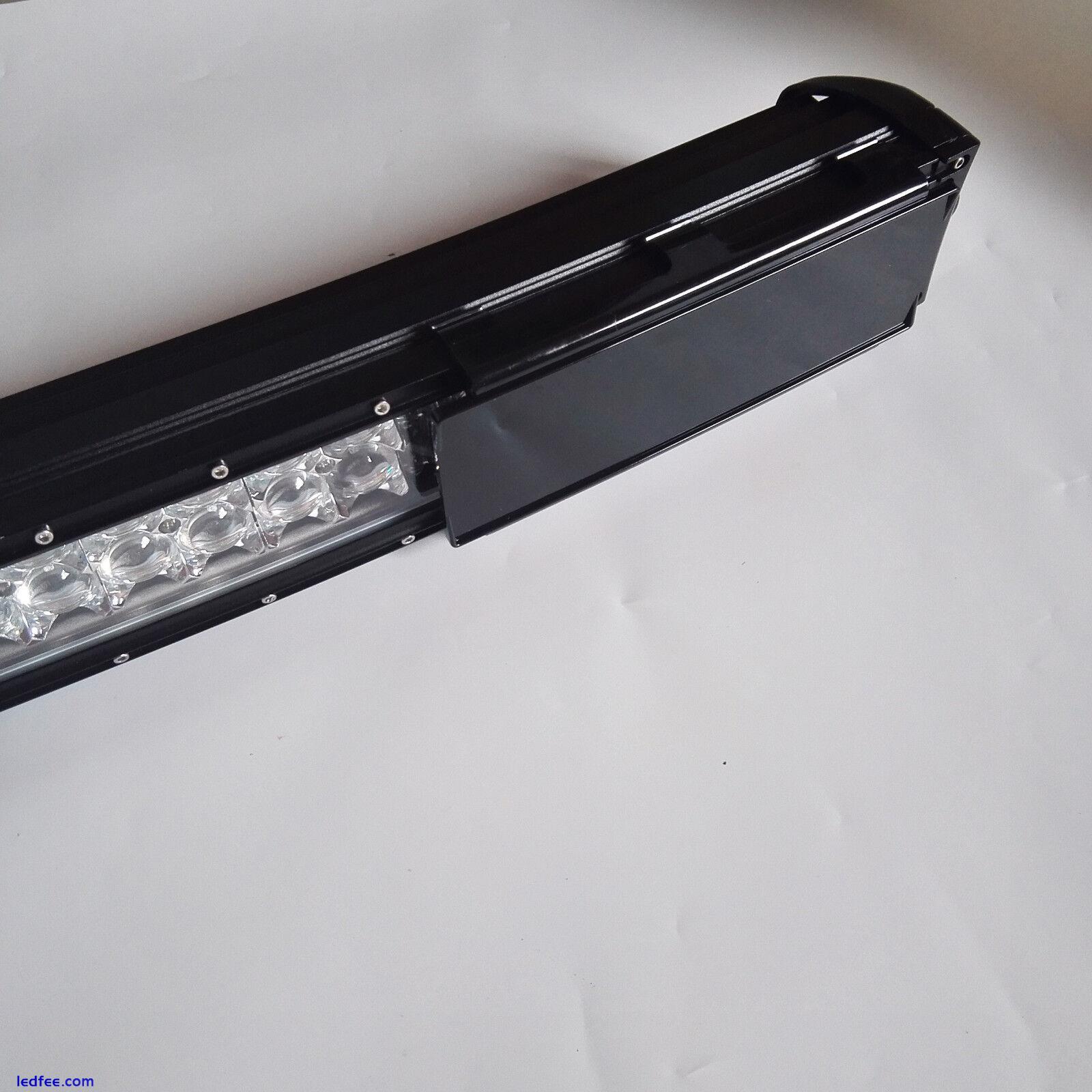 6"Inch LED Light Bar Cover Black For 7"inch LED Light Bar VS 12" 24" 30" 42 4 