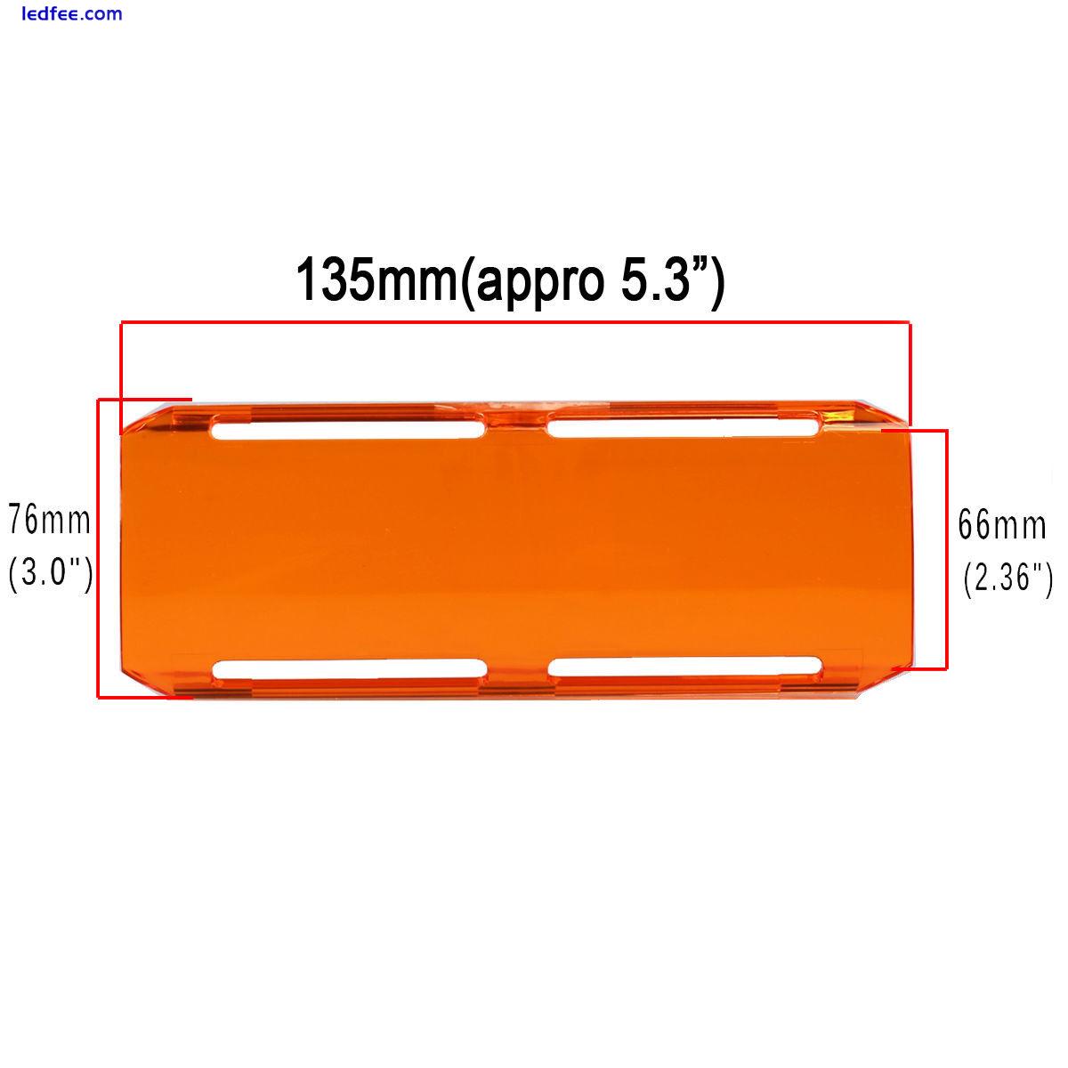 5.3”Inch Snap on Amber Protective Cover For 7