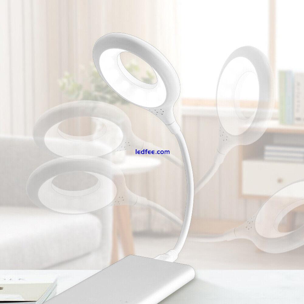 USB LED Desk Light Flexible ring Portable Notebook PC Laptop Bedside Study lamp 2 