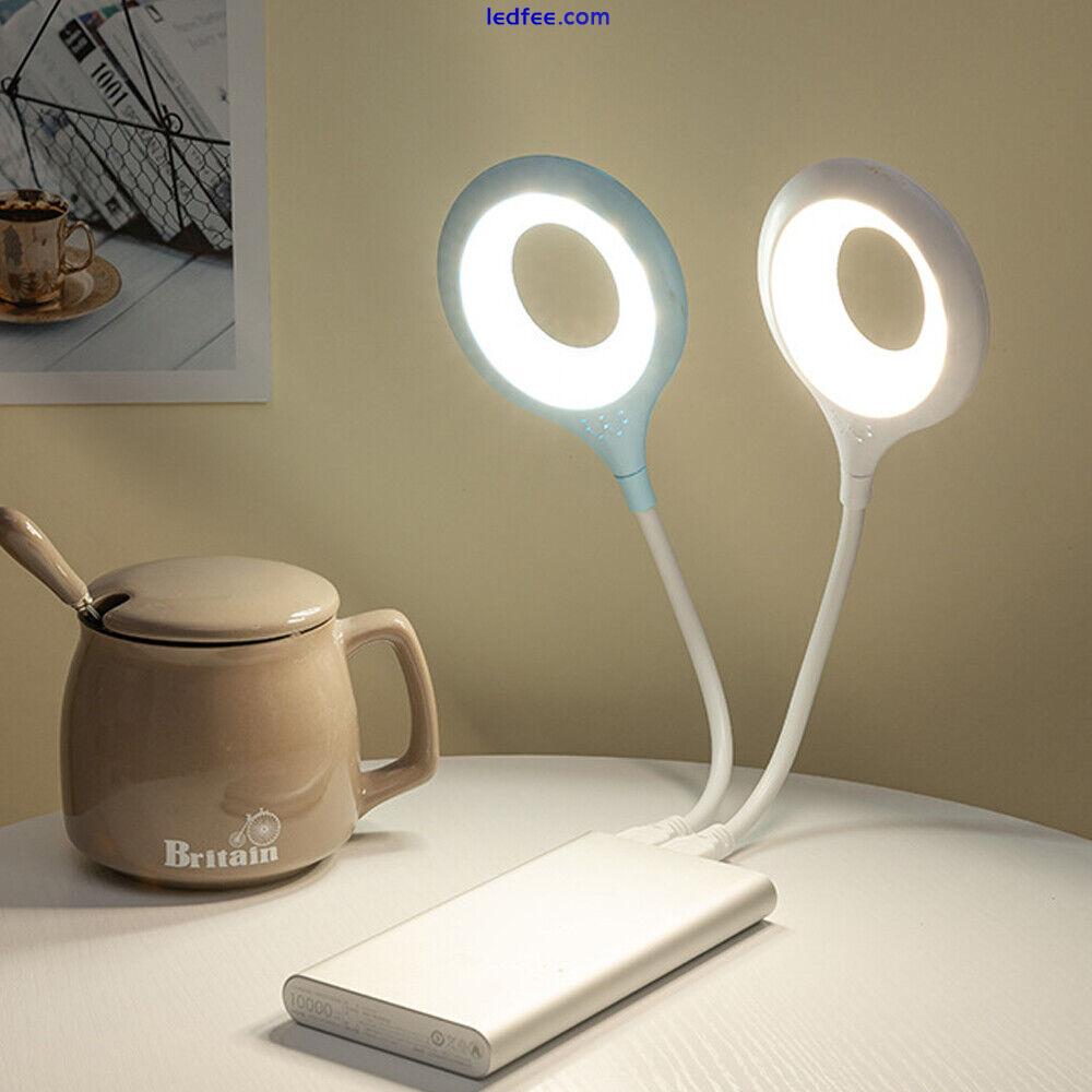 USB LED Desk Light Flexible ring Portable Notebook PC Laptop Bedside Study lamp 4 