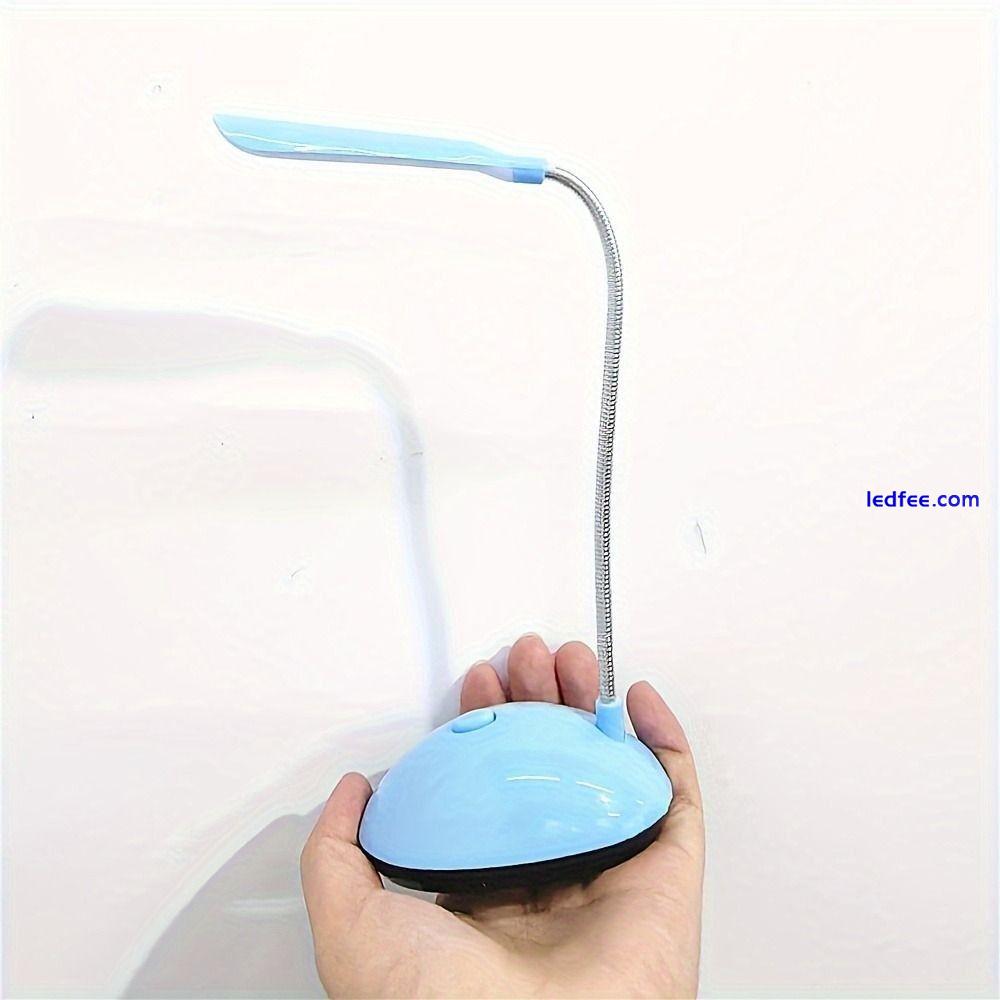 Foldable LED Desk Lamp Battery Powered Night Light  Studying Bedroom 3 