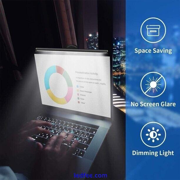 Computer Monitor Light Bar USB Screen Desk Lamp Reading Gaming LED RGB Dimmable 3 