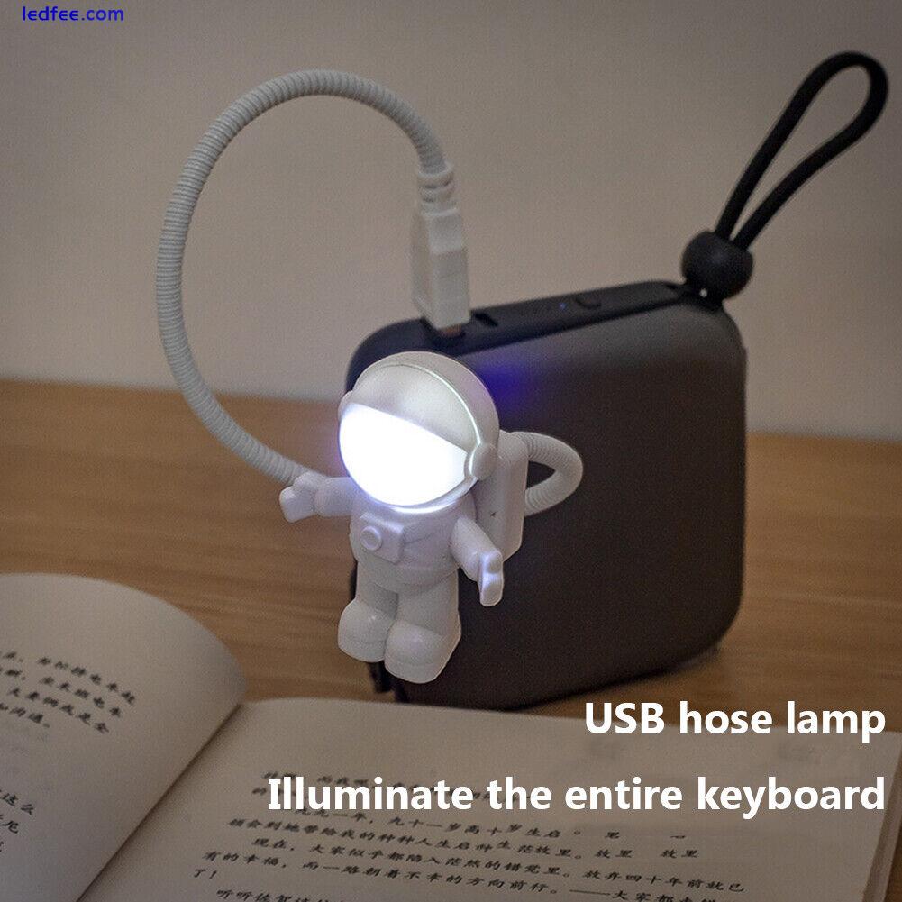 USB Night Light LED Astronaut Nightlight Reading Desk Space Decoration Lighting 1 