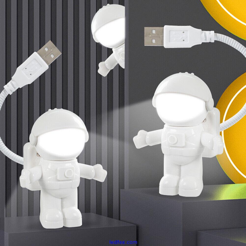 USB Night Light LED Astronaut Nightlight Reading Desk Space Decoration Lighting 5 