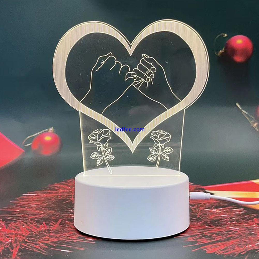 Desk LED USBNight Light Creative Bedroom Bedside Table Day Lamp gift E7E2 5 